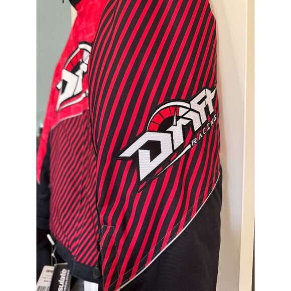 Drift Racing Race On Snowmobile Jacket Insulated Lined Waterproof Womens Large L - Picture 5 of 14